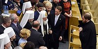 Патриарх поговорил в Думе о мирском